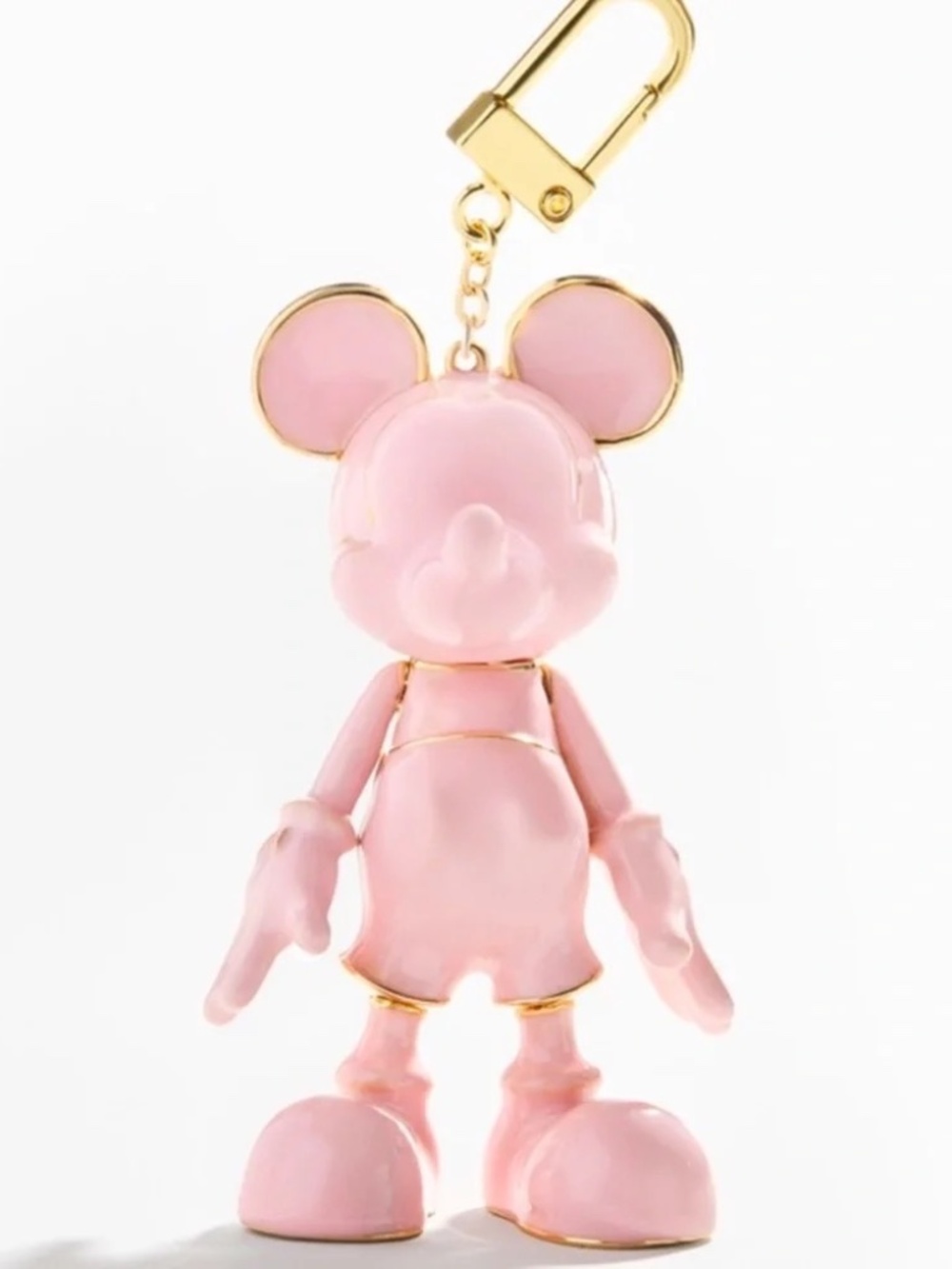 Baublebar X MICKEY MOUSE DISNEY BAG CHARM Baby PINK